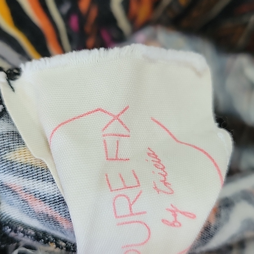 Multicolor Geometric Patterned Pants - Picture 6 of 7